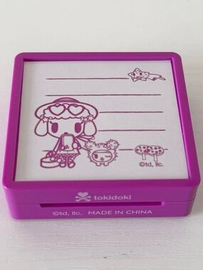 Tokidoki official collectible purple stamp
